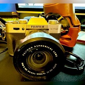 Fujifilm X-T10 Body Silver SLR Digital Camera Mirrorless single lens